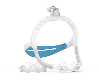 AirFit N30i Ultrakompakt näsmask med luftslangen upptill