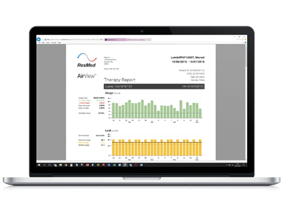 airview resmed remote monitoring noninvasive ventilation patient data management